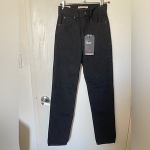 Levi’s 70s high slim straight leg jeans.